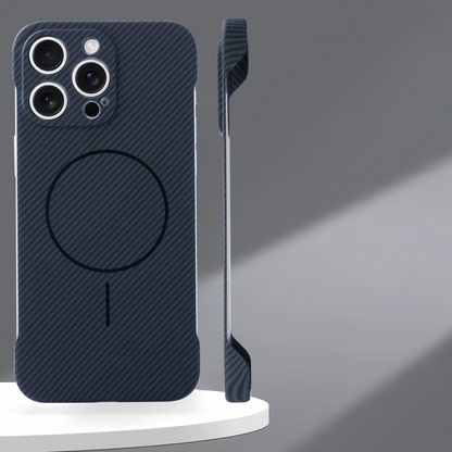 Frendorf | Fiberon Carbon Fiber Handyhülle – Dünn Rahmellos & MagSafe Bereit