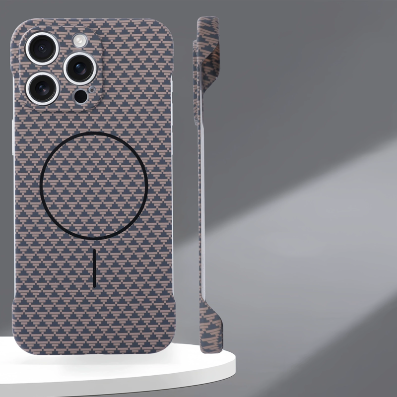 Frendorf | Fiberon Carbon Fiber Handyhülle – Dünn Rahmellos & MagSafe Bereit