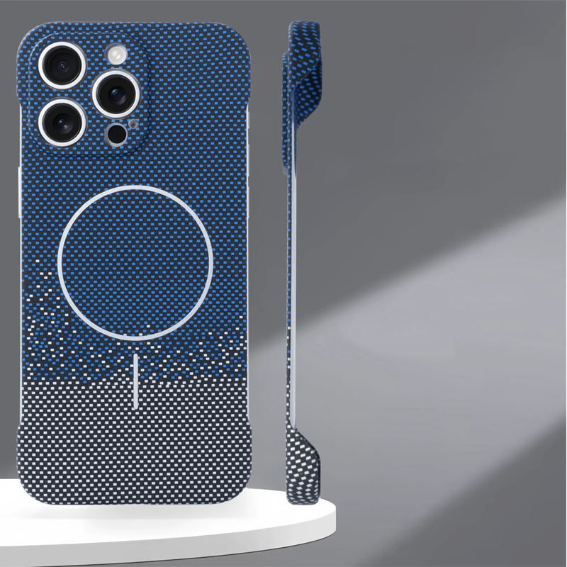 Frendorf | Fiberon Carbon Fiber Handyhülle – Dünn Rahmellos & MagSafe Bereit