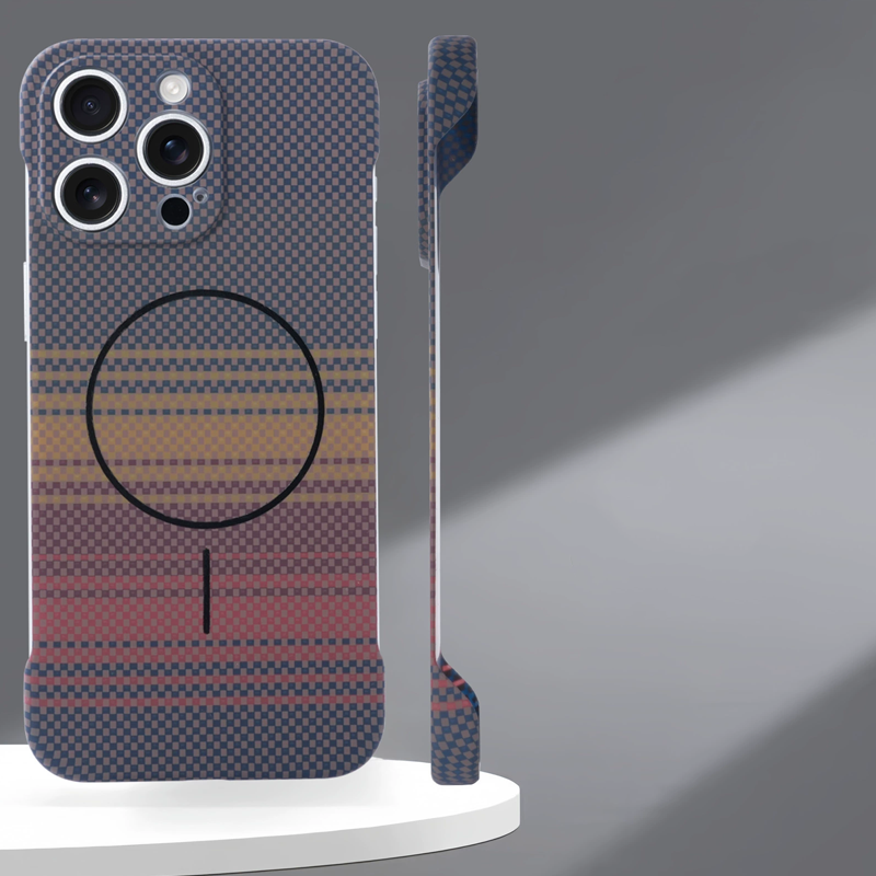 Frendorf | Fiberon Carbon Fiber Handyhülle – Dünn Rahmellos & MagSafe Bereit