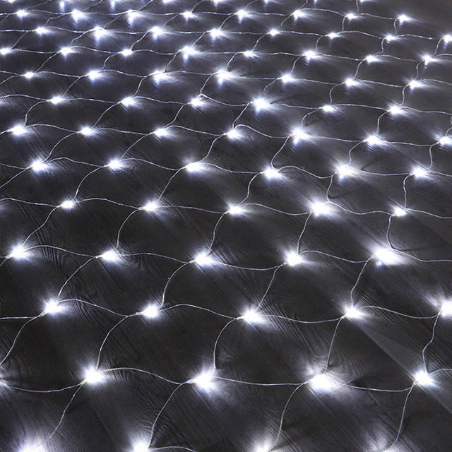 Lumora Solar LED-Netzlichter - 96 Warmweiße LEDs für festliche Außen dekor