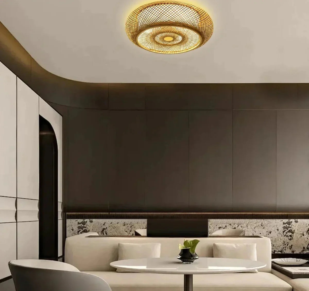 Frendorf | Beleuchten Sie Ihren Raum mit der eleganten Bambus-Hängenden Zenlight