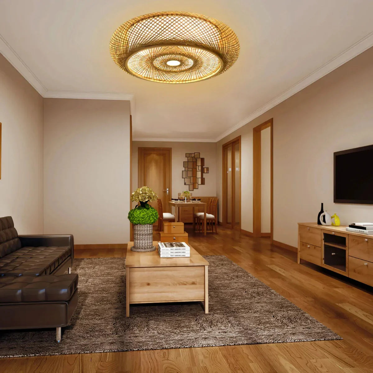 Frendorf | Beleuchten Sie Ihren Raum mit der eleganten Bambus-Hängenden Zenlight