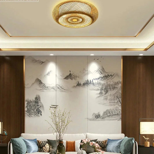 Frendorf | Beleuchten Sie Ihren Raum mit der eleganten Bambus-Hängenden Zenlight