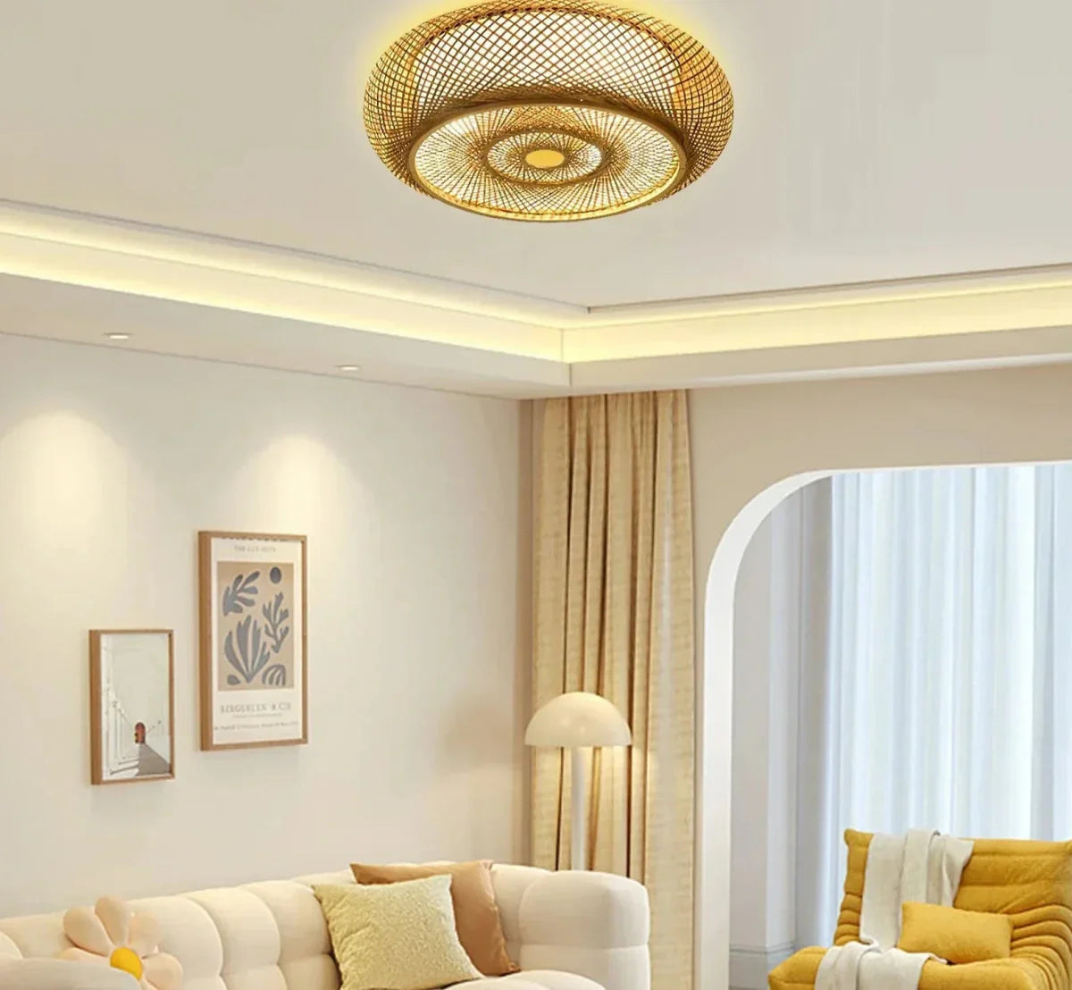 Frendorf | Beleuchten Sie Ihren Raum mit der eleganten Bambus-Hängenden Zenlight