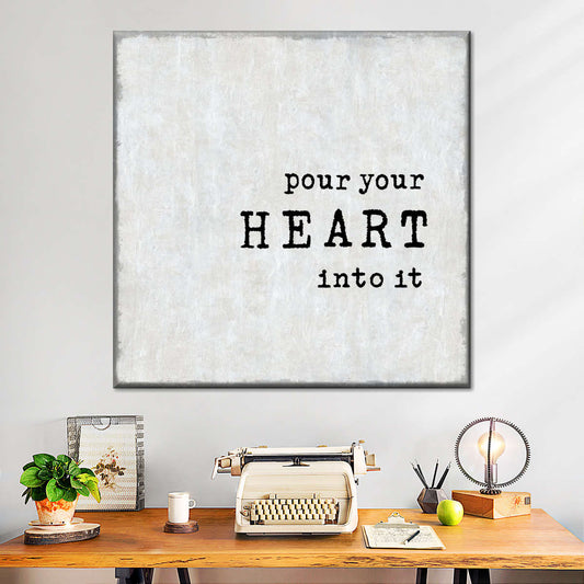Frendorf | Pour Your Heart Wandkunst