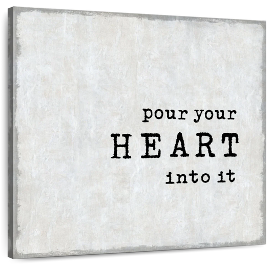 Frendorf | Pour Your Heart Wandkunst