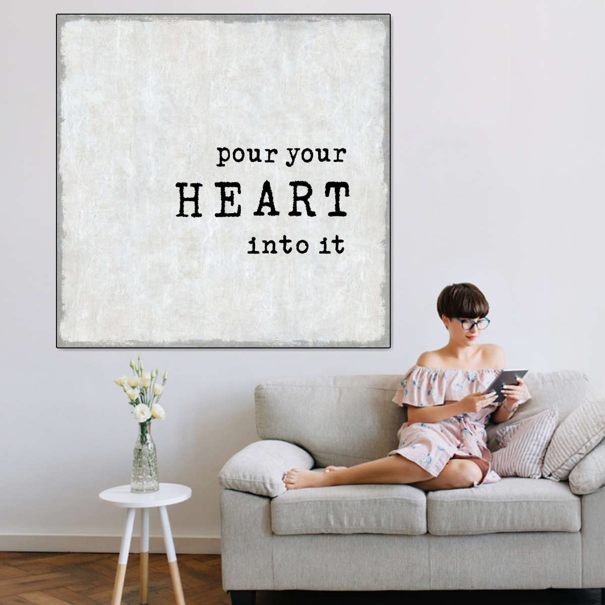 Frendorf | Pour Your Heart Wandkunst