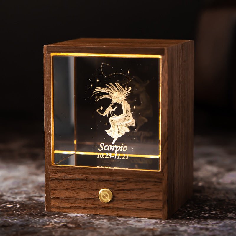Frendorf | ZodiaGlow Sternzeichen LED Lampe | Personalisierte Leuchte | Stimmungslicht | Dekorativ & Einzigartig