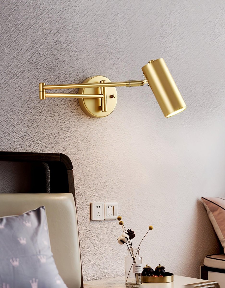 Frendorf | Elegante Eisen Wandlampe zur Beleuchtung und Dekoration Ihres Interieurs