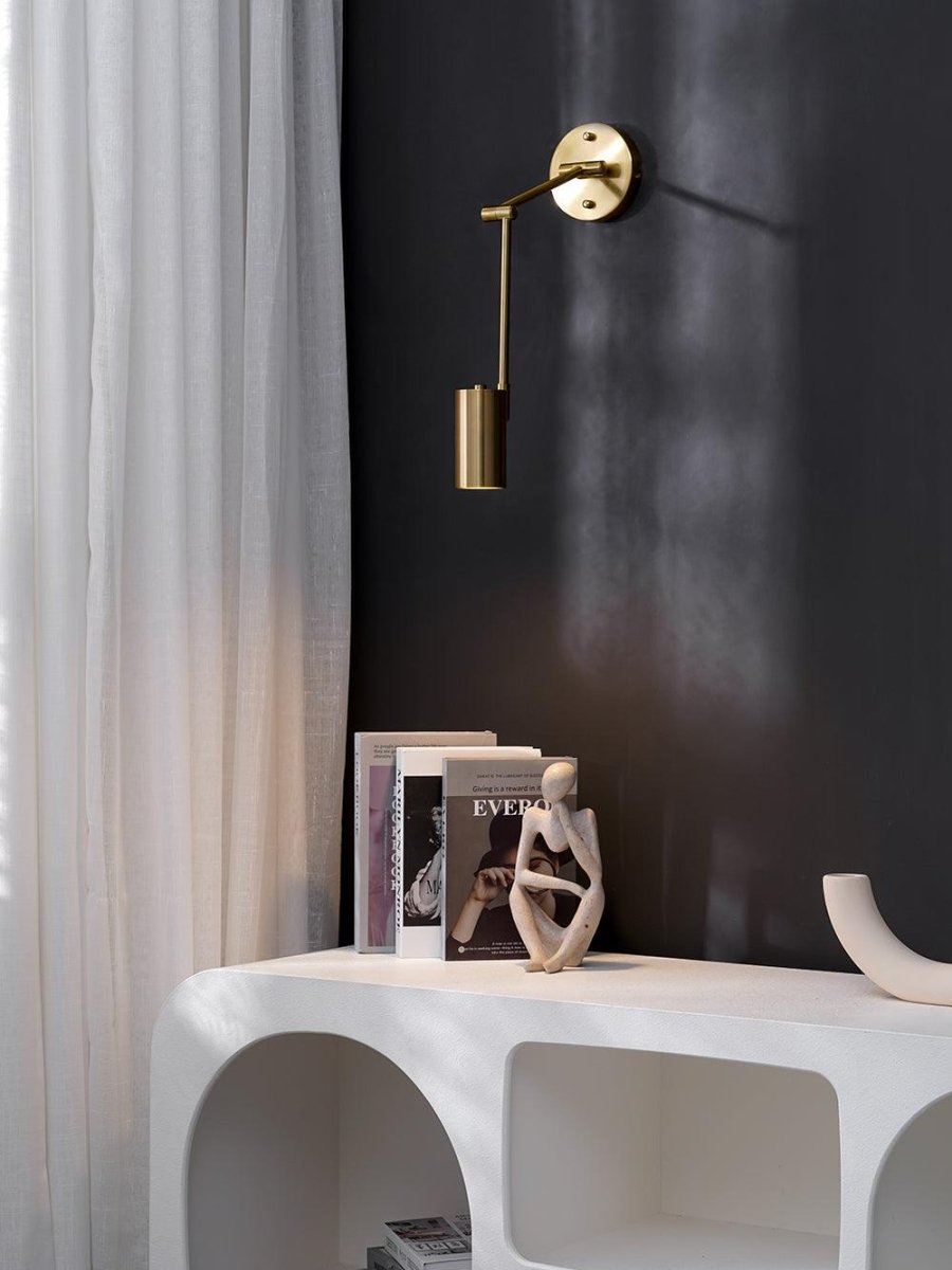 Frendorf | Elegante Eisen Wandlampe zur Beleuchtung und Dekoration Ihres Interieurs