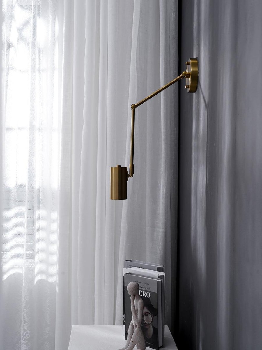 Frendorf | Elegante Eisen Wandlampe zur Beleuchtung und Dekoration Ihres Interieurs