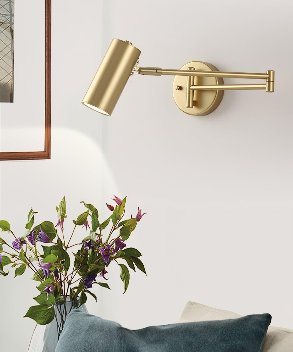 Frendorf | Elegante Eisen Wandlampe zur Beleuchtung und Dekoration Ihres Interieurs