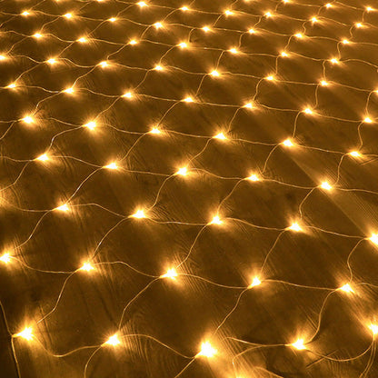 Lumora Solar LED-Netzlichter - 96 Warmweiße LEDs für festliche Außen dekor