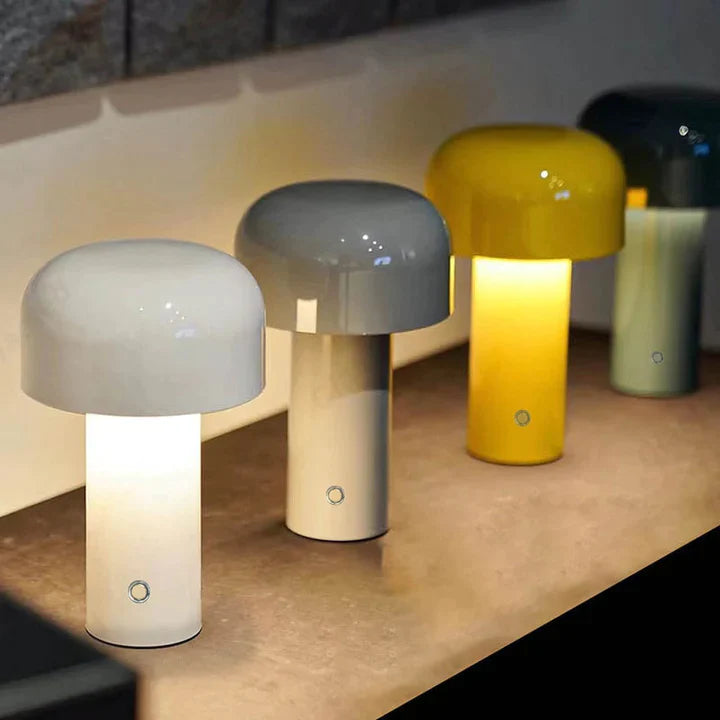 Luxuriöser Chic Moderne Schnurlose Pilzlampe