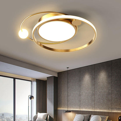 Nordic Round Circle LED Deckenleuchte bündig montiert