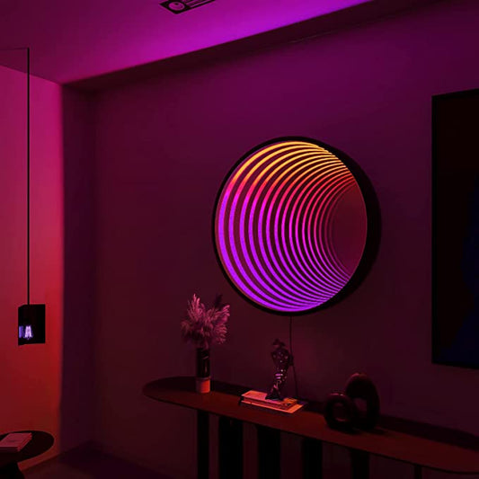 3D Oktagon Unendlichkeitsspiegel Licht