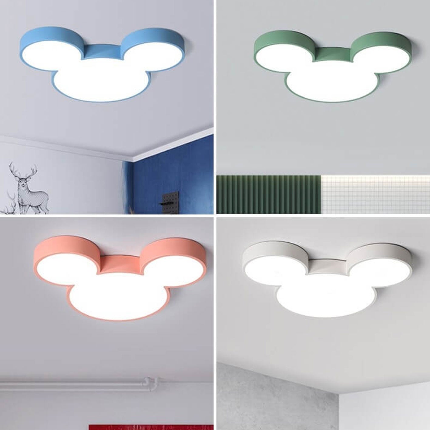 Frendorf | Cartoon LED Deckenleuchte | Schlankes Kinder Design