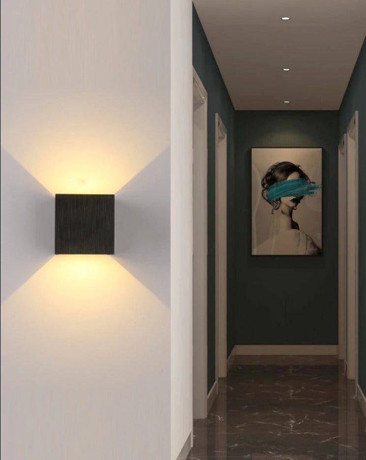 LED Aluminium Wandleuchte Schlafzimmer Wohnzimmer Korridor Nebenbeleuchtung