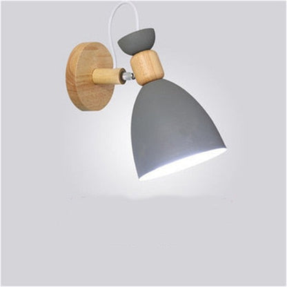 Moderne LED-Holz Schlafzimmer Wand Licht Lampe