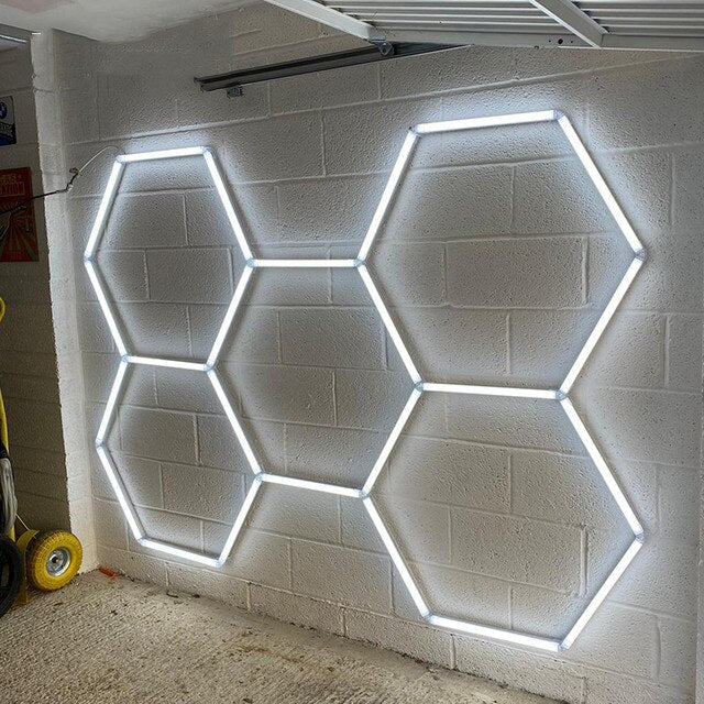 Sechseck Garage LED Licht | Farbe