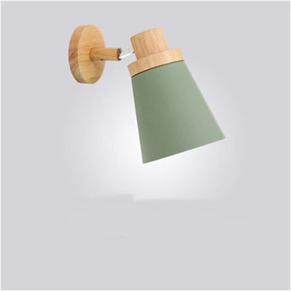 Moderne LED-Holz Schlafzimmer Wand Licht Lampe