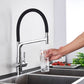 Doppelter Auslauf Trinkwasserhahn Gefilterte Küchenarmaturen