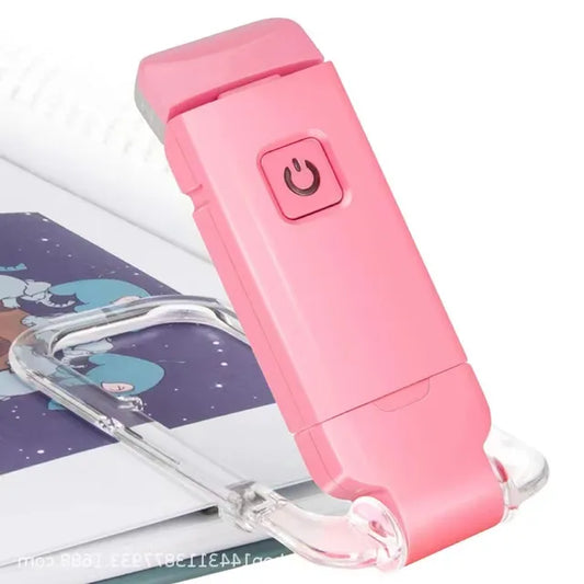 Wiederaufladbare LED-Buchlampe | Buchlicht-Clips | Lesezeichenlicht - LED-USB