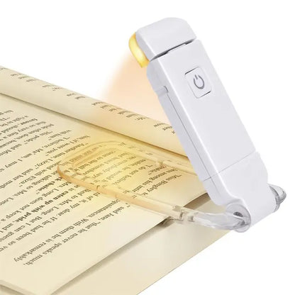 Wiederaufladbare LED-Buchlampe | Buchlicht-Clips | Lesezeichenlicht - LED-USB