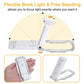 Wiederaufladbare LED-Buchlampe | Buchlicht-Clips | Lesezeichenlicht - LED-USB