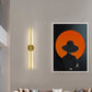 Runde LED-Wandleuchte mit minimalistischem Design