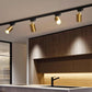 Moderne röhrenförmige Stromschienenbeleuchtung 3/4/5 Light LED Flush Mount Lighting