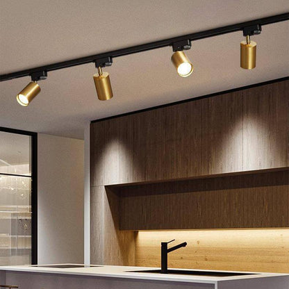 Moderne röhrenförmige Stromschienenbeleuchtung 3/4/5 Light LED Flush Mount Lighting