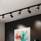 Moderne röhrenförmige Stromschienenbeleuchtung 3/4/5 Light LED Flush Mount Lighting