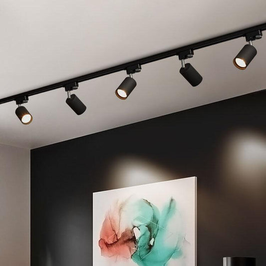 Moderne röhrenförmige Stromschienenbeleuchtung 3/4/5 Light LED Flush Mount Lighting