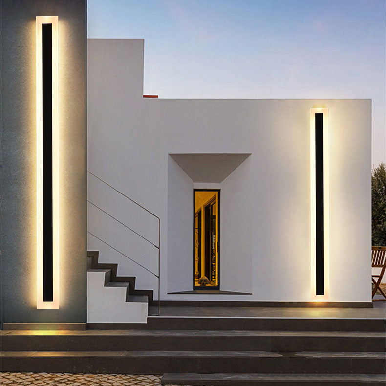 Moderne Außenwandleuchte IP67 Wasserdicht - Front LED