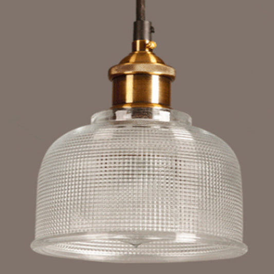 Retro Europäische Farbe Glas-Pendelleuchte