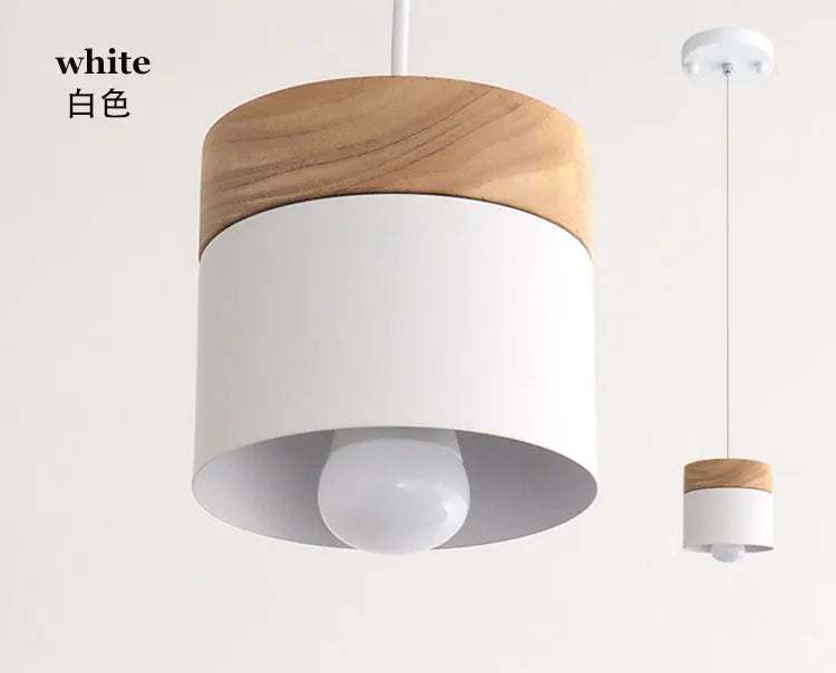 Nordic Minimalist LED Anhänger Licht Schmiedeeisen Holz Kronleuchter Moderne Hängelampe Wohnkultur Glanz für Esszimmer Küche