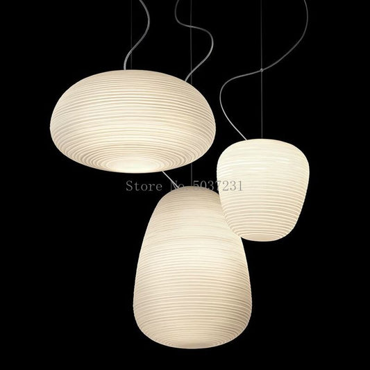 Modernes milchig-weißes Glas Hängende Lampe Leuchten