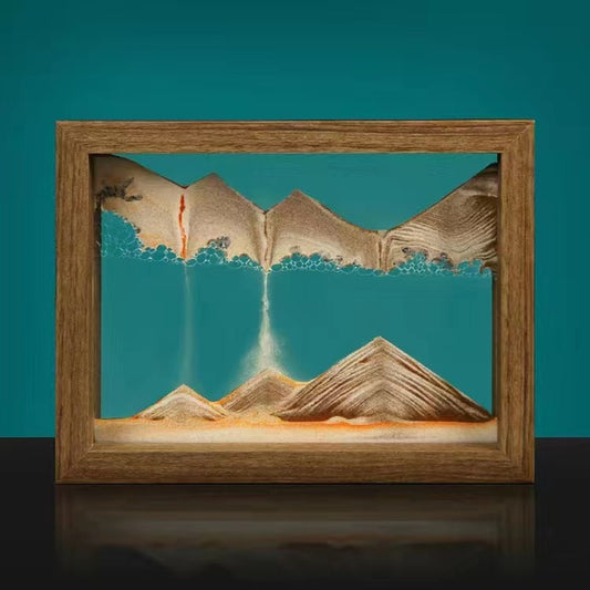 Massivholz 3D rotierende Sandmalerei