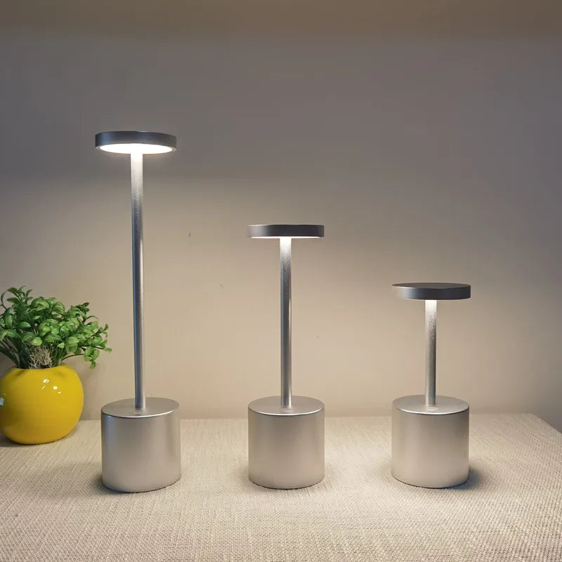 Wiederaufladbare USB-Lampe für Restaurant-Bar-Tisch | Kabellose LED-Tischlampe - Tischlampen