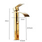 Waschtischarmatur Wasserfallarmatur Messing Waschtischarmatur Mischbatterie