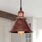 Industrielle Vintage-Antik-Kupfer-Pendelleuchte