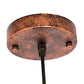 Industrielle Vintage-Antik-Kupfer-Pendelleuchte