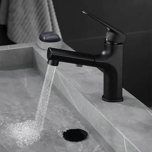 Ausziehbarer Einhand-Badewasserhahn